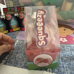 Squeeezy Squishy Sunny Days Toymendous Cherries JUMBO Squeeze Toy Rare Viral