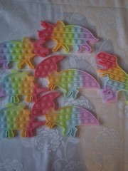 Fidget Sensory Stress Relief Dino Toys 7 Pieces Brand New