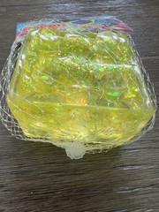 ORB Sugar Swaps Building Blocks Squishy Yellow Glitter Sensory Fidget Toy 5+