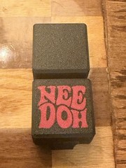 3D Printed Protective Storage Case For NeeDoh Teenie Cool Cats (Red & Black)