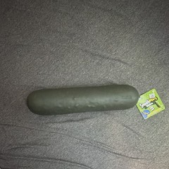RMS SmushMart Pickle Squishy Squeeze Toy, Green, Ages 17 Years & Up