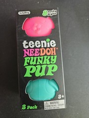 NeeDoh Teenie Funky Pup 3 Pack Neon Squishy Fidget Stress Toy 🔥Hot Random Color