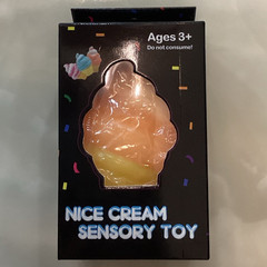 Nice Cream Ice Cream Shape Tactile Sensory Toy Ages 3-5 (4-7 Years)