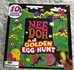 Nee Doh Golden Egg Hunt 10 Squishy Surprises Squeezable Stress Reliever