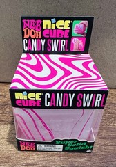 New Authentic NEEDOH Nice Cube Candy Swirl NEE DOH fidget Squeeze Toy