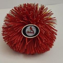 MLB St. Louis Cardinals KOOSH BALL Sensory Toy Red Yellow White 3.5″ Diameter