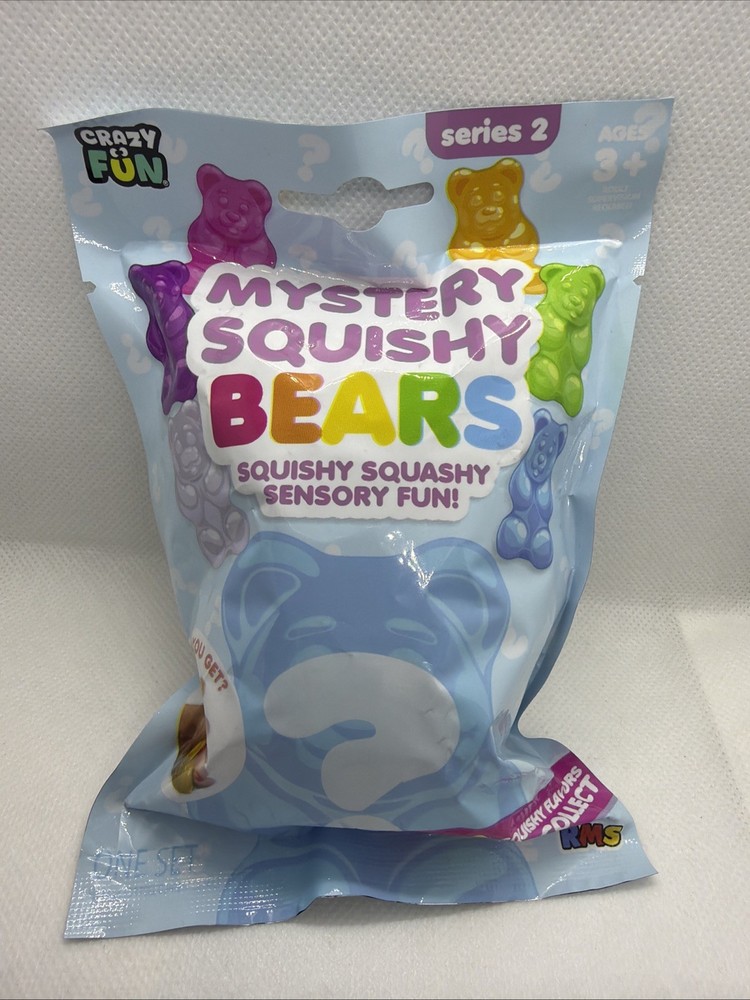 RMS CRAZY FUN Mystery Squishy Bears SERIES 2 New Sealed Read Desc.