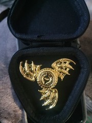 Herse Dragon Eye Golden Fidget Spinner with Storage Case
