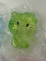 New 4x Hello Kitty Sugar Squishy Glitter Squeezy Toy Bundle