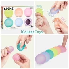 VIRAL Squishy SPEKS. Gump Memory Gel Stress Ball PRISM Mini 6-Pack