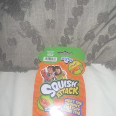 Jaru Squish Attack Quirky Carrot Squeeze Toy Orange Green Ages 3 & Up