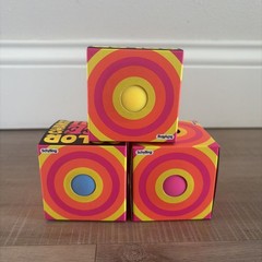 NeeDoh Groovy Glob Color Change Multicolor- LOT OF 3 pink/blue/yellow