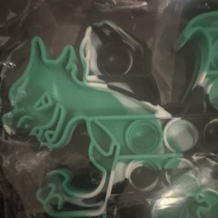 Dragon Pop It Tactile Sensory Fidget Toy Green Black White Pokemon Charizard