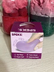 Speks Pink Moon Jelly Gump Stress Ball Silky Memory Gel Squishy Like NeeDoh NEW