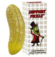 DR DINGUS Emotional Support Pickle – +100 Positive Small, Yellow