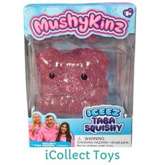 VIRAL MushyKinz ICEEZ Taba Squishy Series 1 PINK Glitter Bubbles the Pig