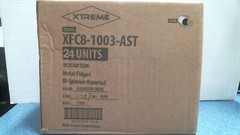 Xtreme Metal Fidget Spinners, Assorted Colors,, CASE OF 24 (XFC8-1003-AST) FS