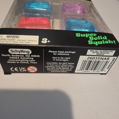 NeeDoh Nice Ice Baby 4 pack Set of Four Nee Doh Mini Nice Cube New