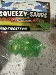 CRAZY FUN RMS Squeezy-Saurs MINI Squishy Dinosaurs LOT of 4. Viral Sugar Squish