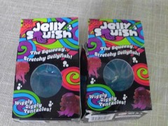 2 NeeDoh Jelly Squish JellyFish BLUE- REPRODUCTION