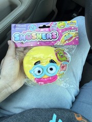 Smush & Stay Curiosities Smushers Face Swap Squishy Squeeze Stress Relief Yellow