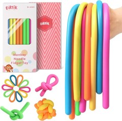 10 Pack Sensory Toys for Kids – Upgraded Extra-Thick Stretchy Sensory Strings
