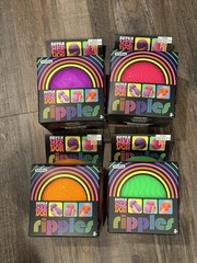 NeeDoh – Ripples – Set of 4 – Large Stress Balls – Green, Orange, Pink & Purple