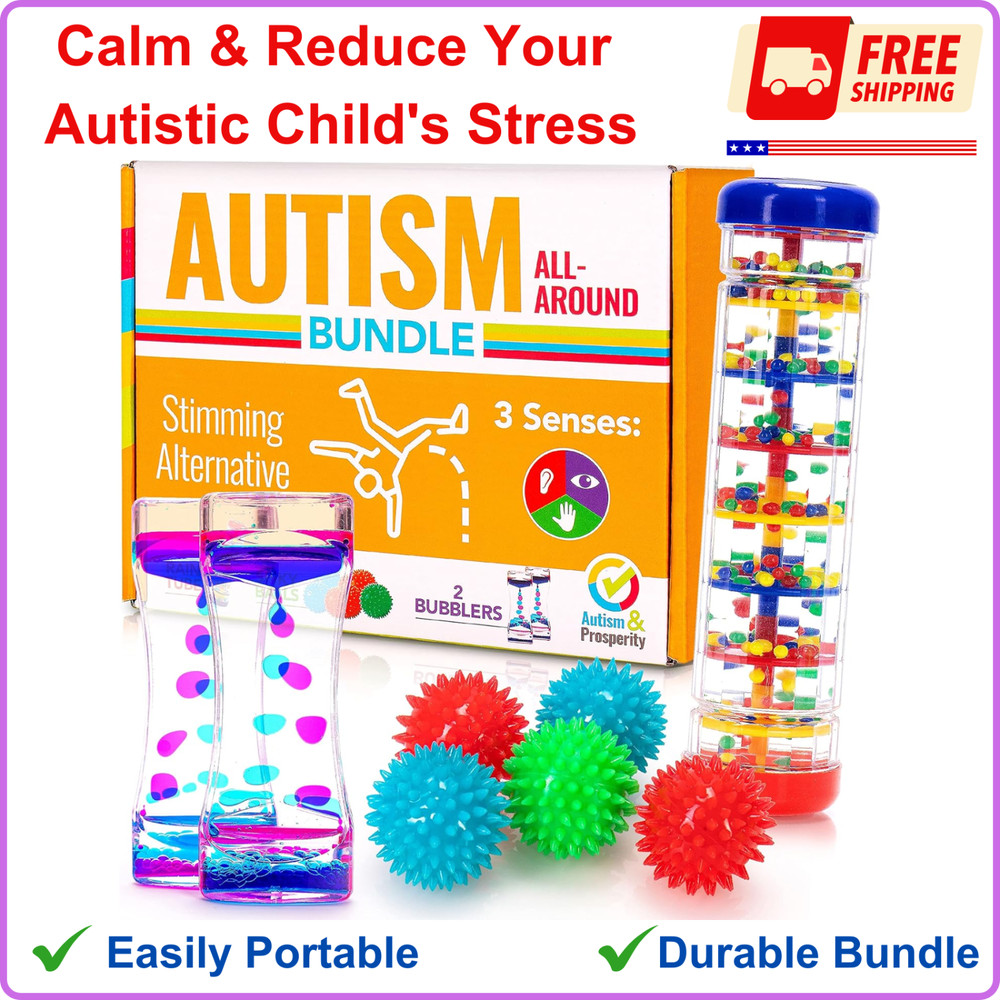 Kids Toys All-Around Sensory Stim Alt Autistic Children Set, ASD Boys Girl Teen