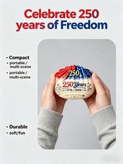 New 250th Anniversary USA Liberty Dumplings Squishy 4th Of July Limited Edition