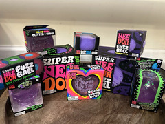 NeeDoh Lot Super fuzz ball,jelly squish,galactic dream drop,wild cat,