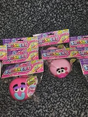 SMÜSHERS Squishy Squeeze Ball Toy Assorted Character Faces Random Color 4+