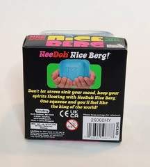 NeeDoh Nice Berg Blue XL Giant Nee Doh Niceberg Solid Squish Cube Toy NEW