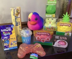 TicTok Viral Squishy Jumbo Squeeze Butter,Pineapple,Peach,Remote,Duck & More