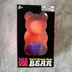 RARE NeeDoh Swirl Honey Hugs Bear