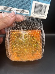 Sugar Swaps Building Blocks Orange Glitter Squishy Sensory Fidget Toy ORB NEW