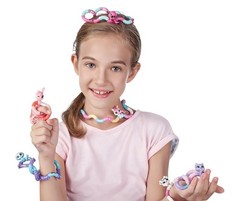 Ɣ ZURU TANGLE PETS🦩 ●LINKY THE FLAMINGO● 🦩 Pick It Up, Twist It, Tangle It!