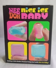Needoh Nice Ice Baby 4 Pack & 3 Needoh Nice Cube, Set of 4 Needoh, New in Box