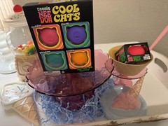 🐱 NeeDoh teenie 4 Pack Nee Doh Mini Cool Cats Set of Four New Factory Sealed🐱