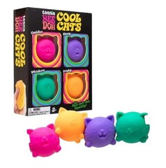 Needoh Nice Ice Baby 4 Pack Mini Cubes Squishy Stress Fidget Toy Authentic