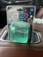 SQZY Squishy Gem Cube Light Up Squeeze Toy Green