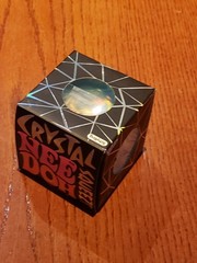 Super RARE Blue Crystal Squeeze NeeDoh- USED- 100% AUTHENTIC Schylling