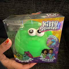 PPNC Kitty Squeeze! Green Tactile Squishy Squeeze Viral TikTok🔥 Like Needoh