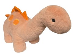 Tiny Love Dinosaur weighted Plush Study Buddy: Heat & Hug pastel peach orange