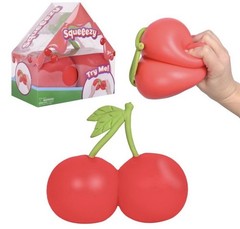 Squeeezy Squishy Sunny Days Toymendous Cherries JUMBO Squeeze Toy Rare Viral