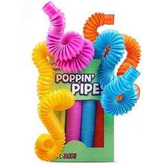 BUNMO Pop Tubes – Sensory Toys – Fidget – Imaginative Large, Multicolor