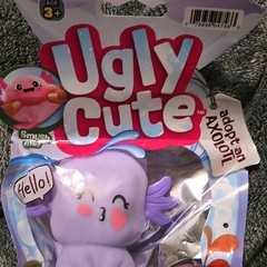 Jaru Ugly Cute Smushy Axolotl Tactile Squeeze Toy, Purple 3+ MPN 4743