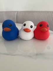 Sunny Days Jumbo Squeezy Duck – Blue Squishy Toy, Stress Relief Sensory Fun NEW