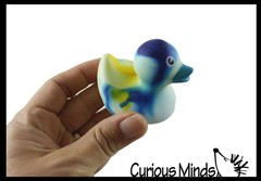 24 Regular 2″ Marble Print Rubber Ducks – Rubber Duckies – Cute Novelty Prize Re