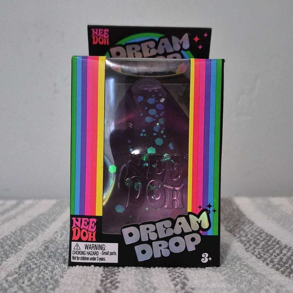 Nee Doh Dream Drop Tactile Squeeze Toy Purple 25335HY Ages 4+ Years