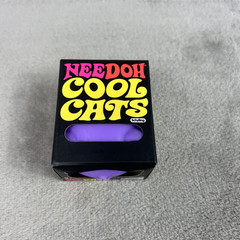 Schylling Needoh Squishy Toy Cool Cats Viral TikTok UNOPENED Purple